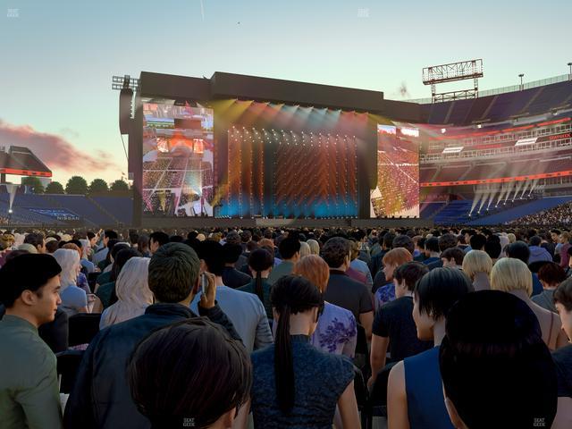 Nissan Stadium - Section Floor 19 Seat View