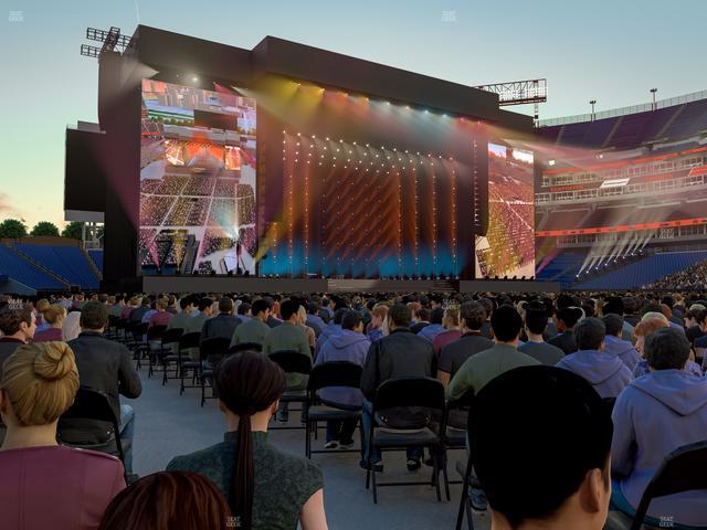 Nissan Stadium - Section Floor 20 Seat View