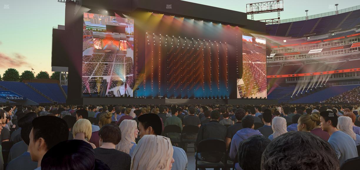 Nissan Stadium - Section Floor 20 Seat View