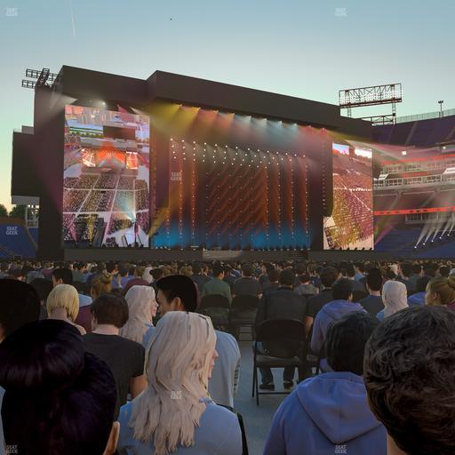 Nissan Stadium - Section Floor 20 Seat View