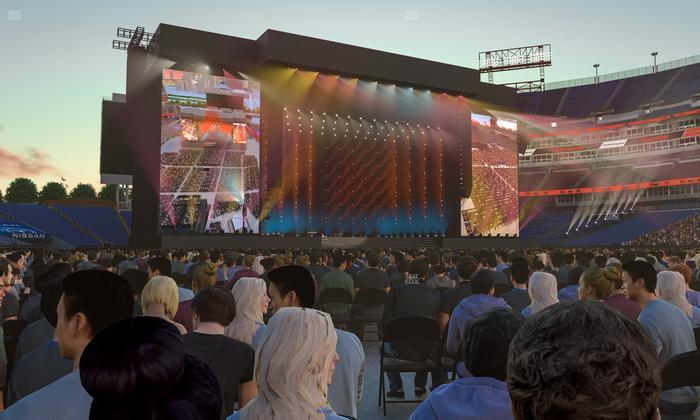 Nissan Stadium - Section Floor 20 Seat View