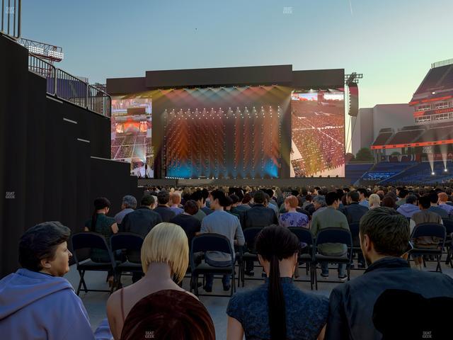 Nissan Stadium - Section Floor 21 Seat View