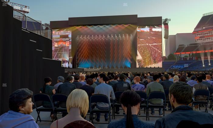 Nissan Stadium - Section Floor 21 Seat View
