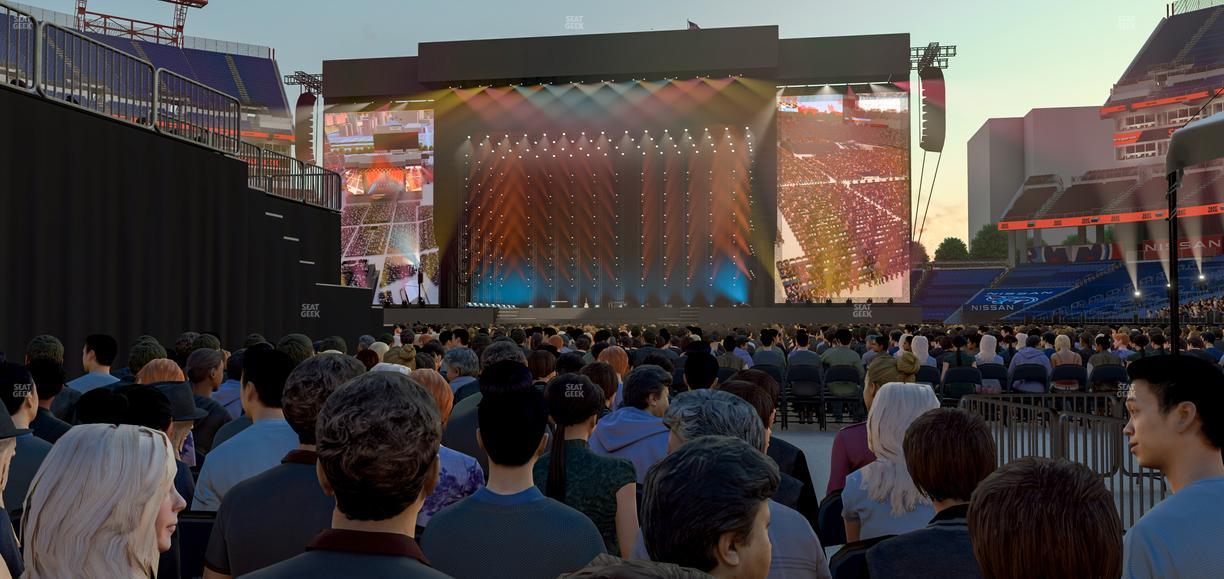 Nissan Stadium - Section Floor 21 Seat View