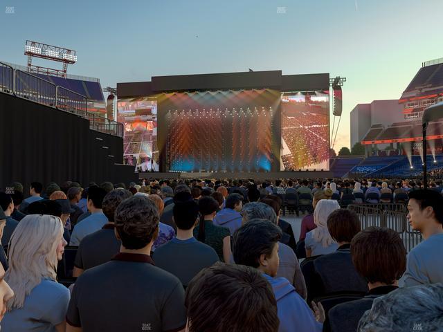 Nissan Stadium - Section Floor 21 Seat View