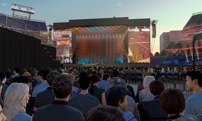 Nissan Stadium - Section Floor 21 Seat View