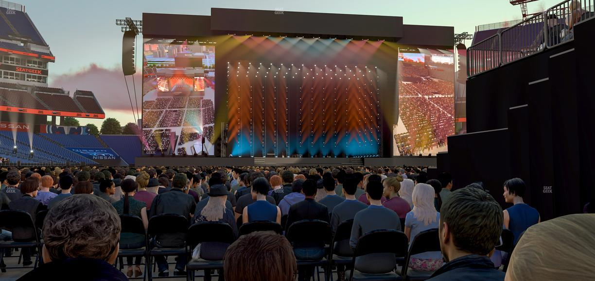 Nissan Stadium - Section Floor 22 Seat View