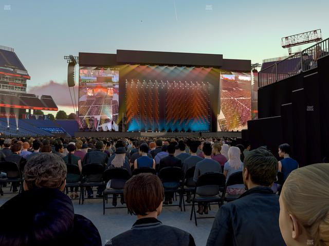 Nissan Stadium - Section Floor 22 Seat View