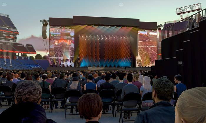 Nissan Stadium - Section Floor 22 Seat View