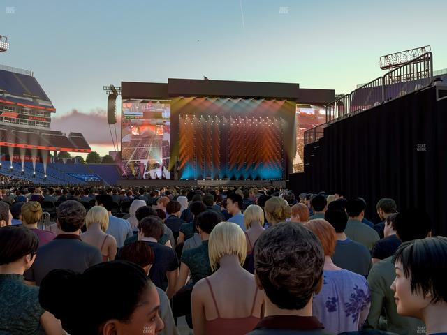 Nissan Stadium - Section Floor 22 Seat View
