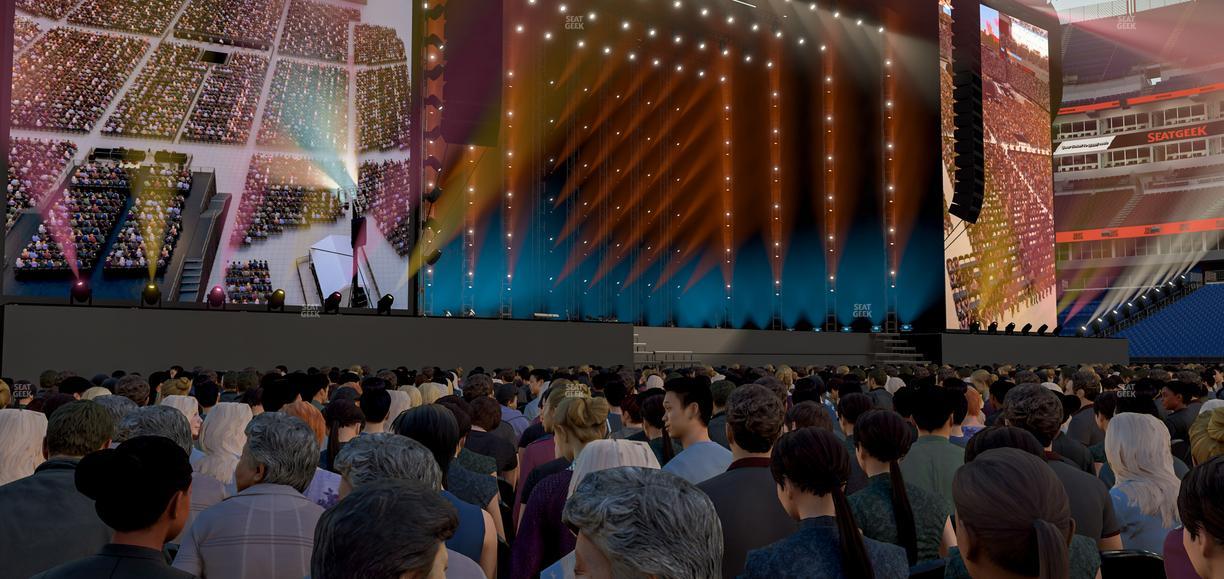 Nissan Stadium - Section Floor 6 Seat View