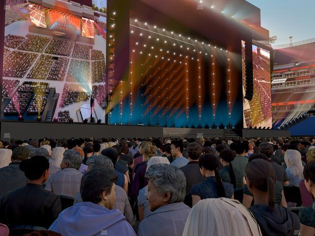 Nissan Stadium - Section Floor 6 Seat View