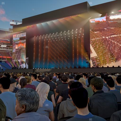 Nissan Stadium - Section Floor 8 Seat View