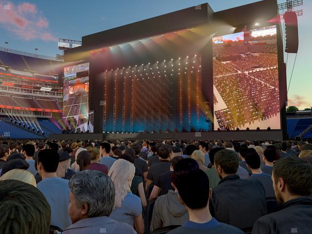 Nissan Stadium - Section Floor 8 Seat View