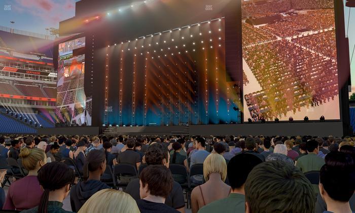 Nissan Stadium - Section Floor 8 Seat View