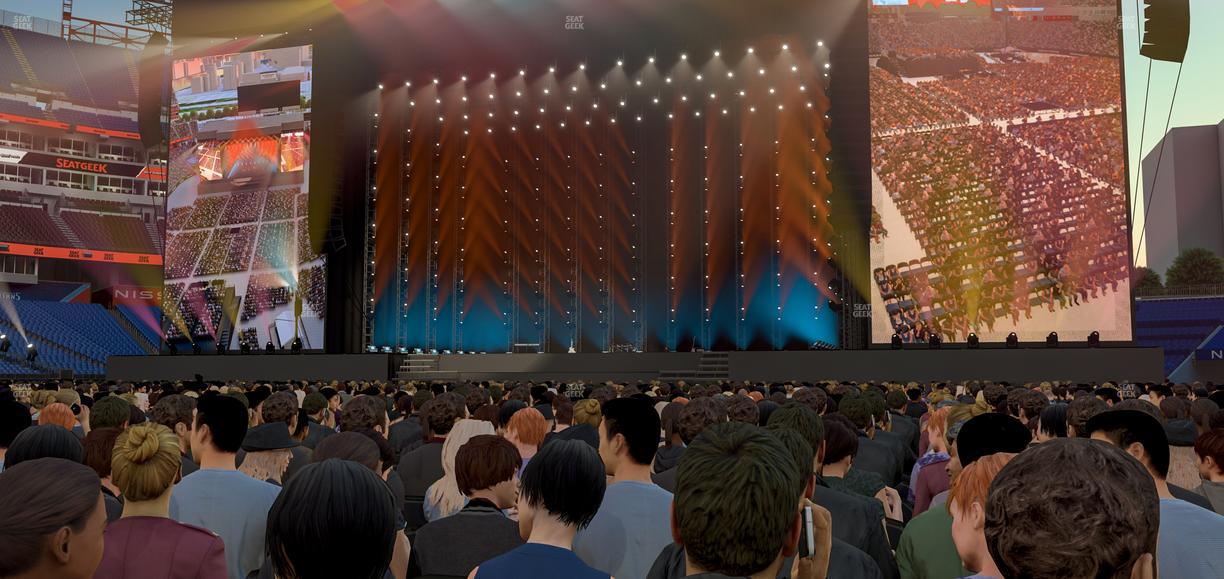 Nissan Stadium - Section Floor 9 Seat View