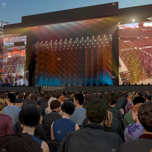 Nissan Stadium - Section Floor 9 Seat View
