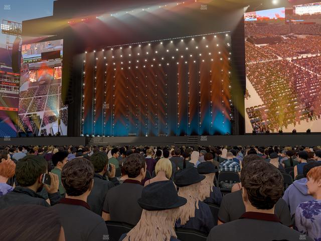 Nissan Stadium - Section Floor 9 Seat View