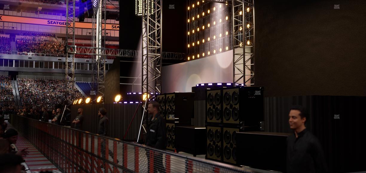 Nissan Stadium - Section Floor A Seat View