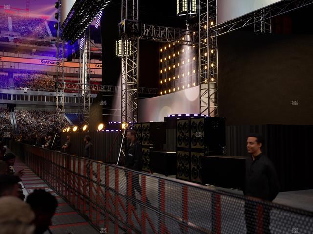 Nissan Stadium - Section Floor A Seat View