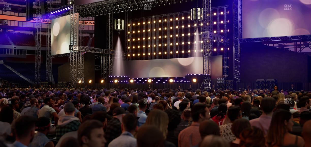 Nissan Stadium - Section Floor A Seat View