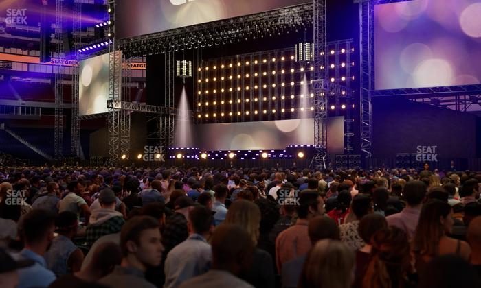 Nissan Stadium - Section Floor A Seat View