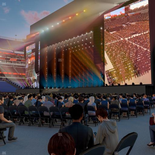 Nissan Stadium - Section Floor Ada Seat View