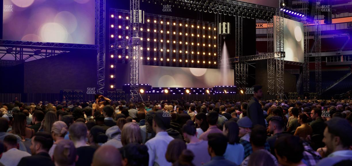 Nissan Stadium - Section Floor E Seat View