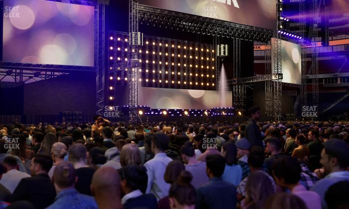 Nissan Stadium - Section Floor E Seat View