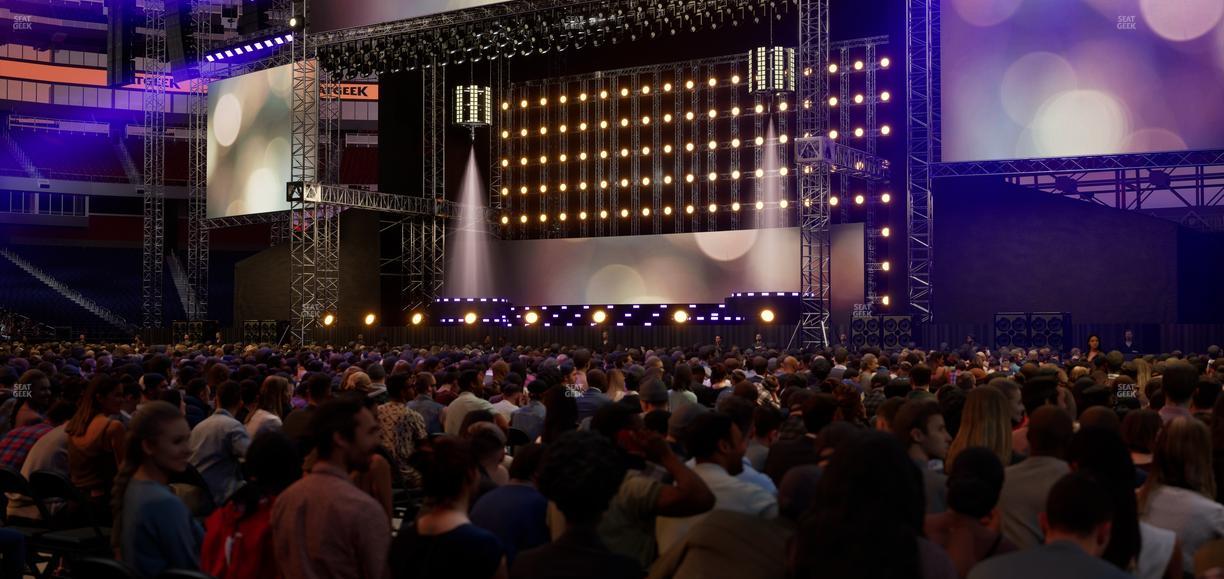 Nissan Stadium - Section Floor F Seat View