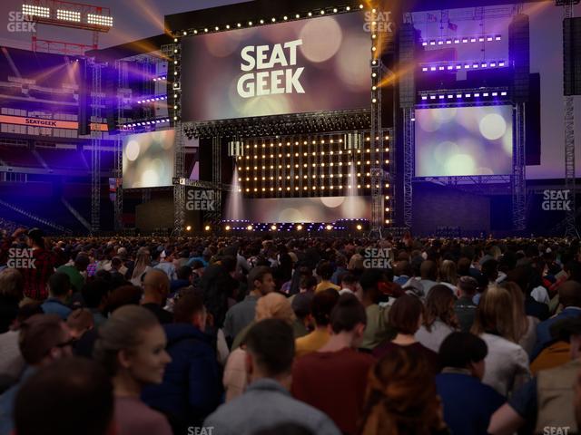 Nissan Stadium - Section Floor F Seat View