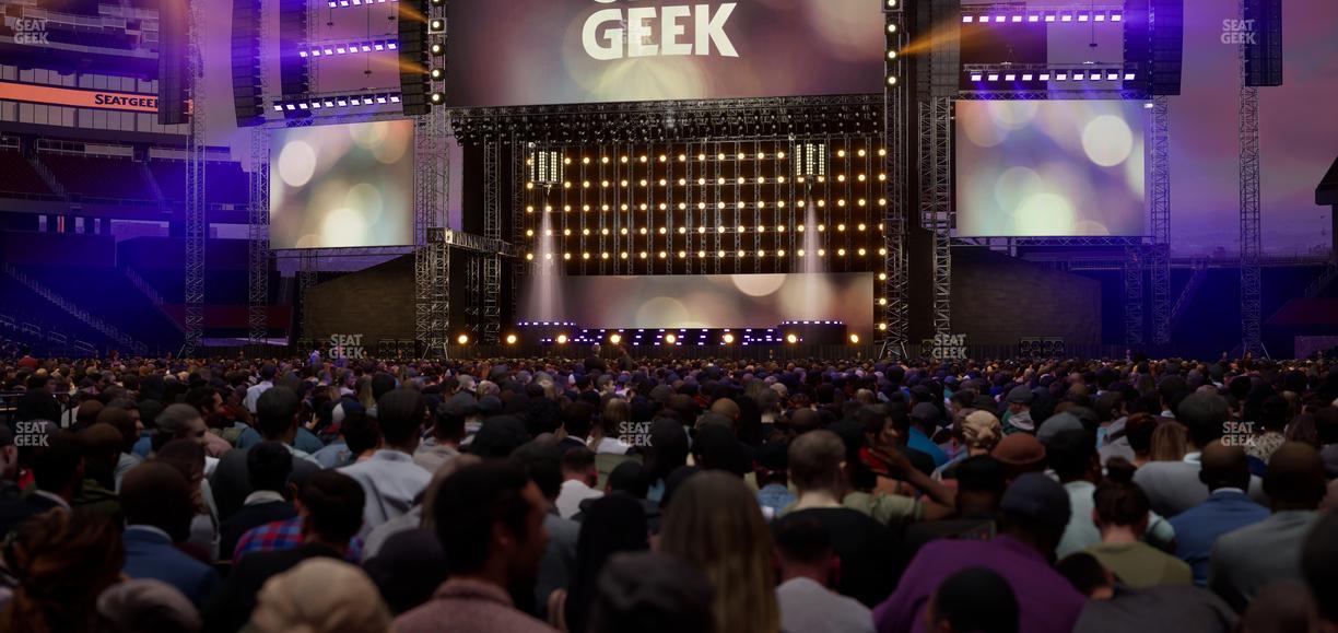 Nissan Stadium - Section Floor G Seat View