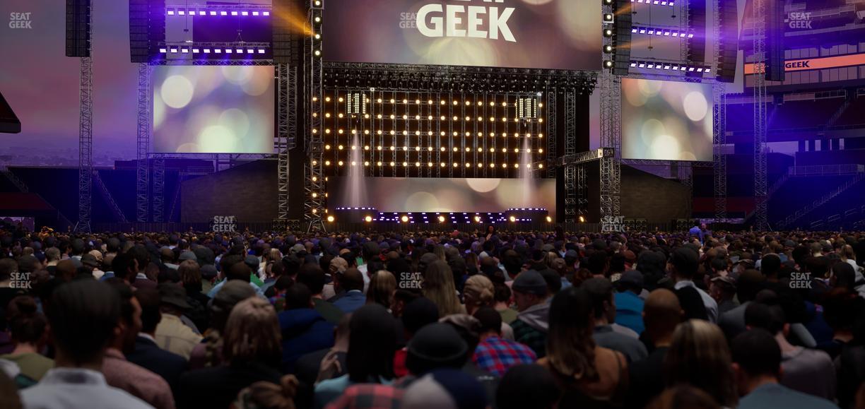 Nissan Stadium - Section Floor J Seat View