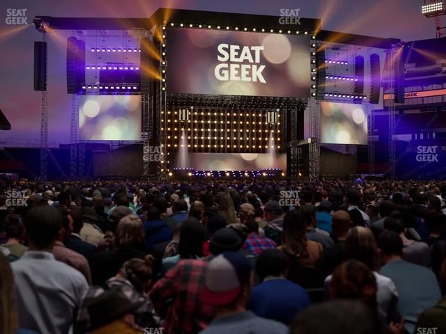 Nissan Stadium - Section Floor J Seat View