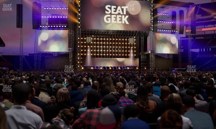 Nissan Stadium - Section Floor J Seat View