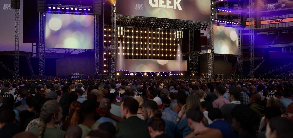 Nissan Stadium - Section Floor K Seat View