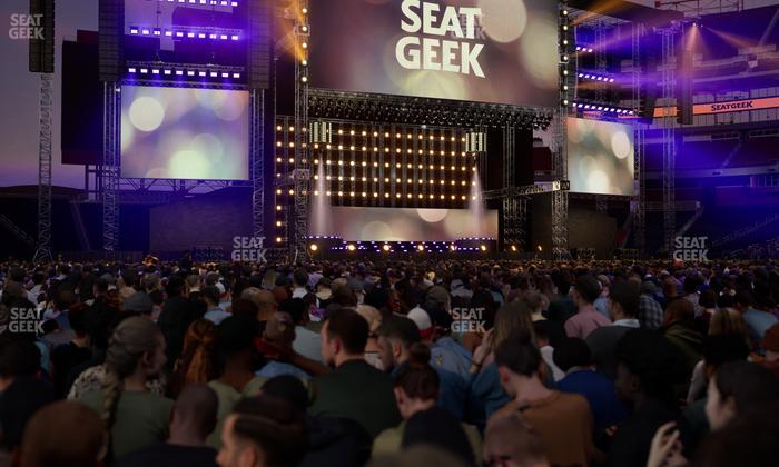 Nissan Stadium - Section Floor K Seat View