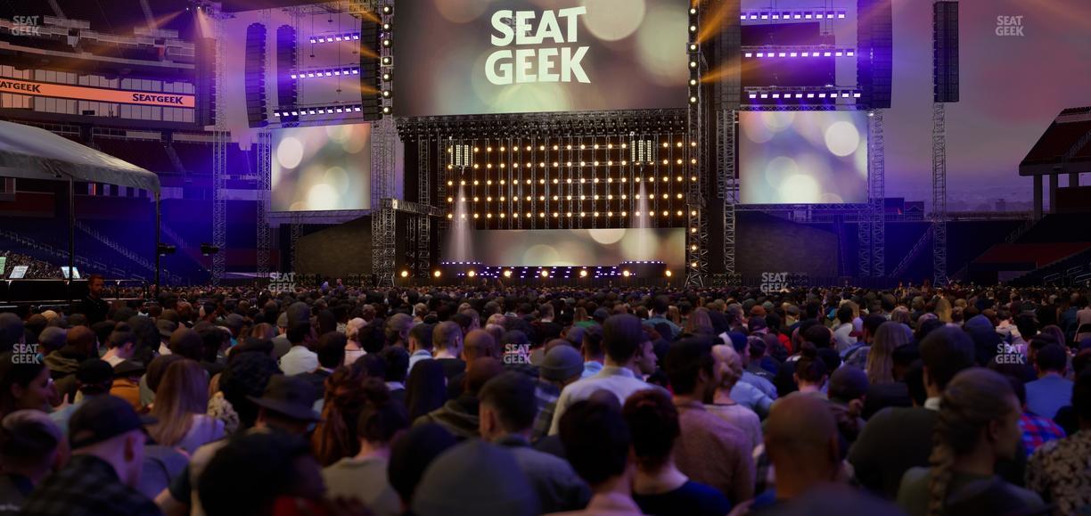 Nissan Stadium - Section Floor M Seat View