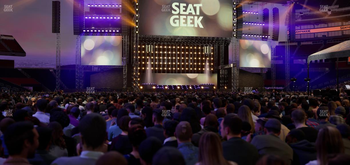 Nissan Stadium - Section Floor P Seat View