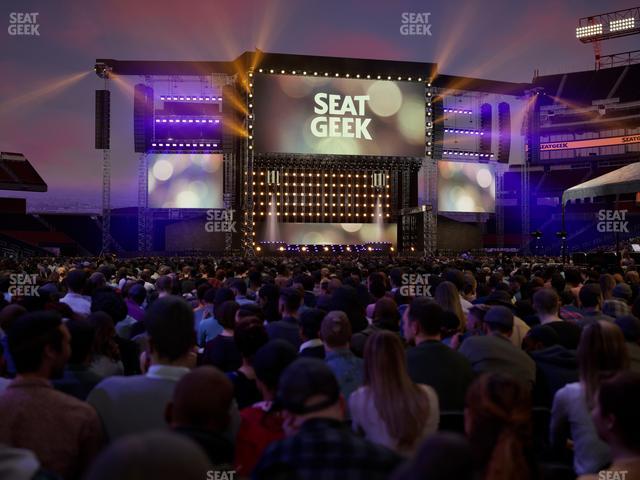 Nissan Stadium - Section Floor P Seat View