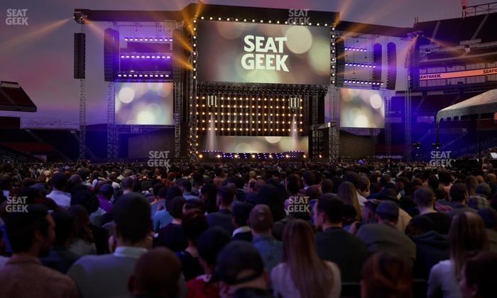 Nissan Stadium - Section Floor P Seat View