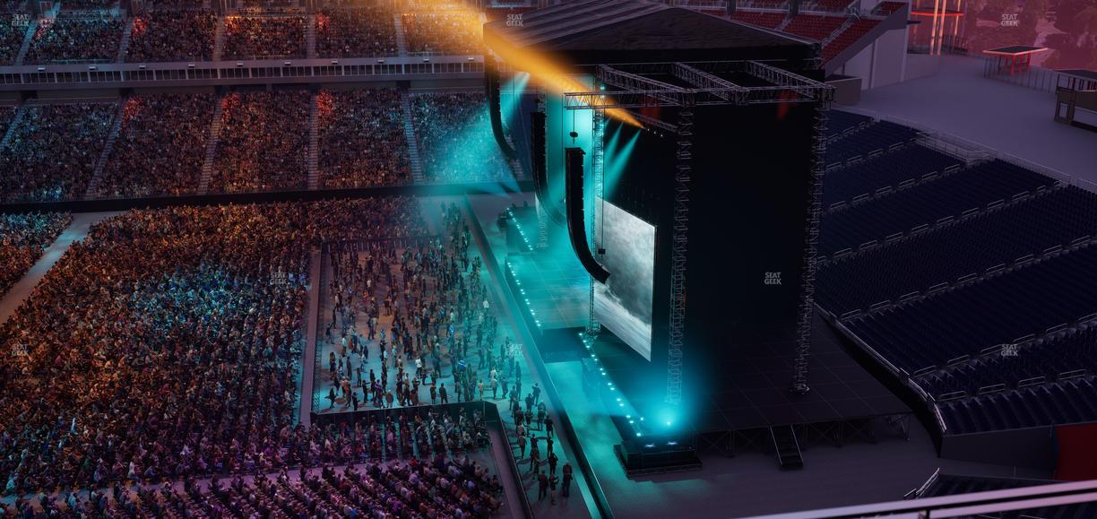 Nissan Stadium - Section Loge 310 Seat View