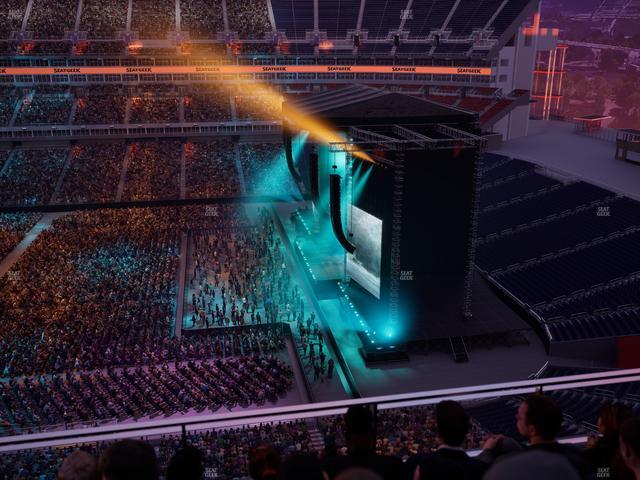 Nissan Stadium - Section Loge 310 Seat View