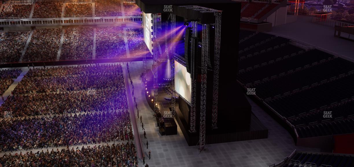 Nissan Stadium - Section Loge 310 Seat View