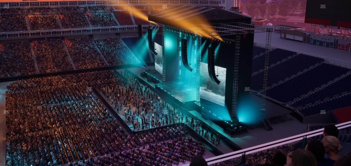 Nissan Stadium - Section Loge 312 Seat View