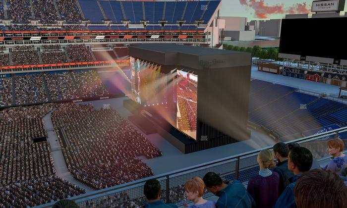 Nissan Stadium - Section Loge 312 Seat View