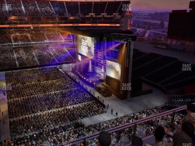 Nissan Stadium - Section Loge 312 Seat View