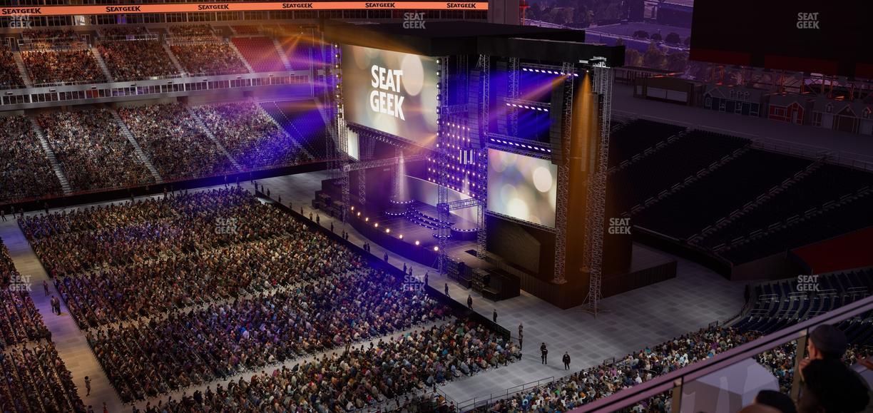 Nissan Stadium - Section Loge 313 Seat View