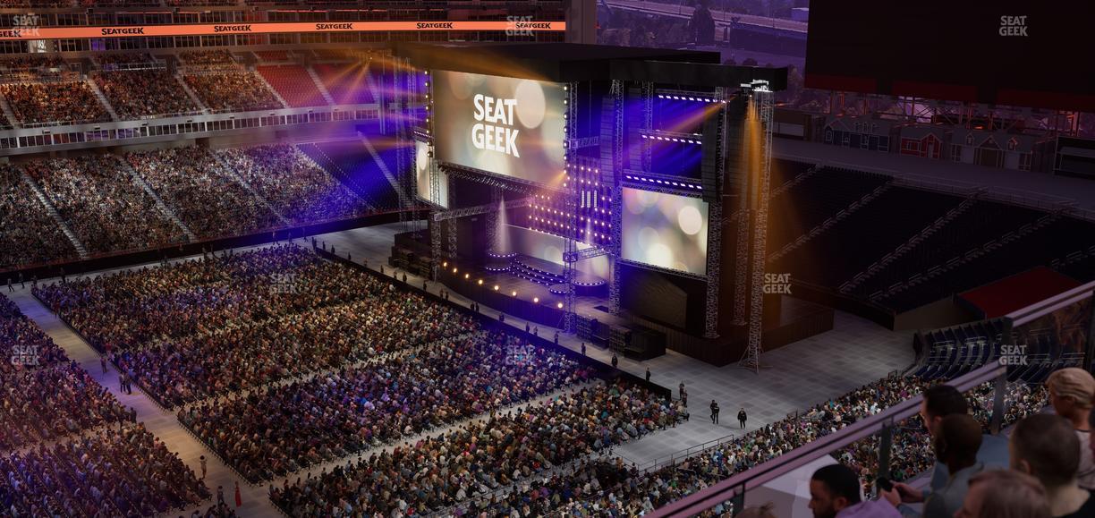 Nissan Stadium - Section Loge 314 Seat View