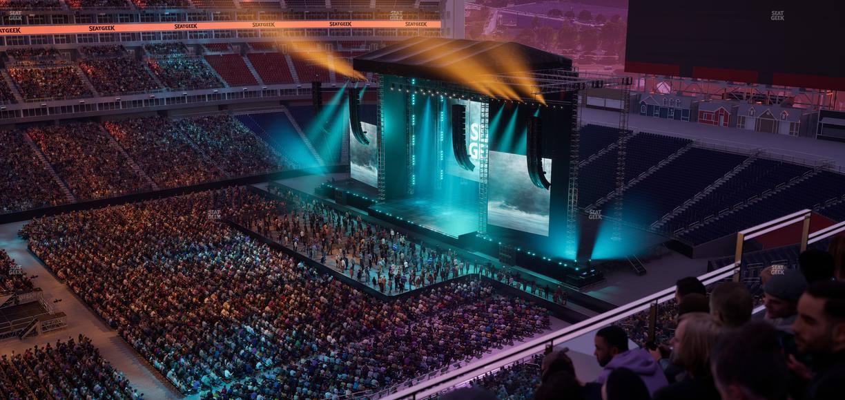 Nissan Stadium - Section Loge 314 Seat View
